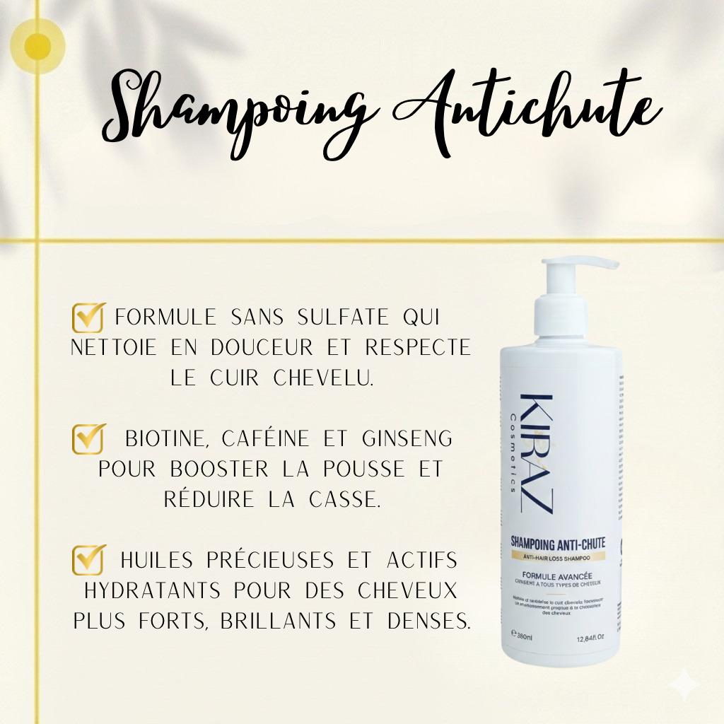 Shampoing antichute sans sulfate – 380 ml