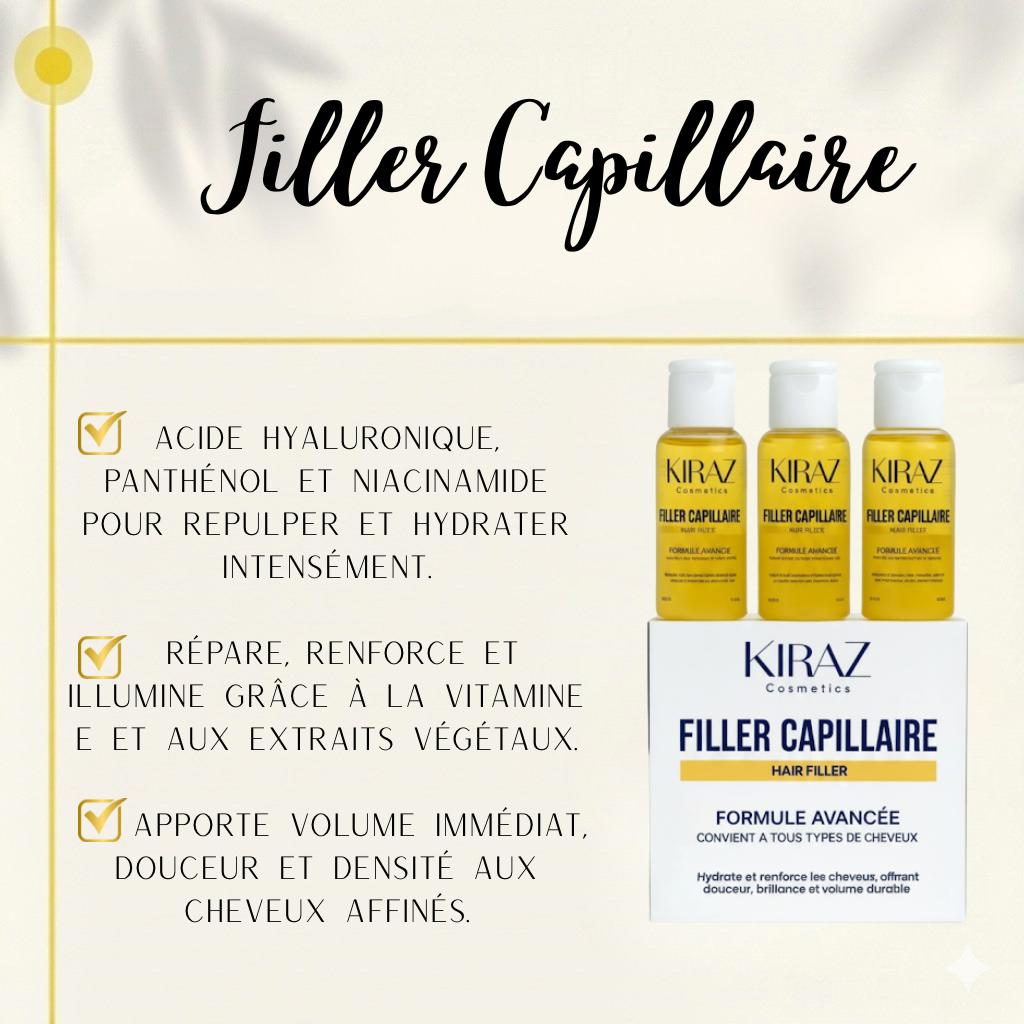 Filler capillaire réparateur & éclat – 30 ml (x6)